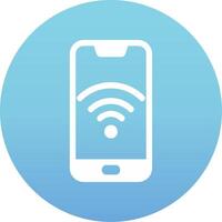 Smartphone Wifi Vecto Icon vector