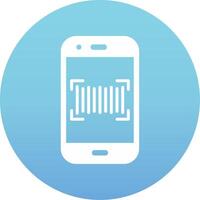 Phone Scanning Vecto Icon vector