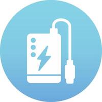 Power Bank Vecto Icon vector