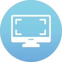 Monitor Vecto Icon vector