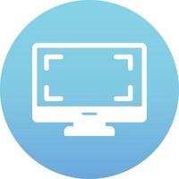 Monitor Vecto Icon vector