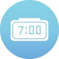 Digital Clock Vecto Icon vector