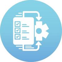 Workflow Vecto Icon vector
