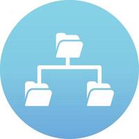 Folder Data Sharing Vecto Icon vector