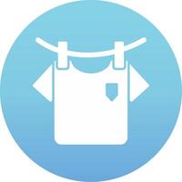 Washing Clothes Vecto Icon vector