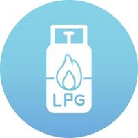 Gas Cylinder Vecto Icon vector