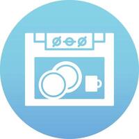 Dish Washer Vecto Icon vector