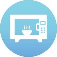 Microwave Oven Vecto Icon vector