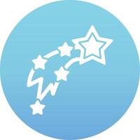 Shooting Stars Vecto Icon vector