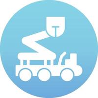 Boom Lift Vecto Icon vector