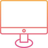 Moniter Screen Vecto Icon vector