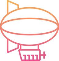 Blimp Vecto Icon vector