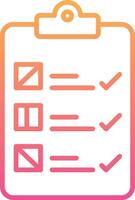 Checklist Vecto Icon vector