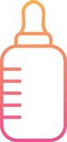 Baby Bottle Vecto Icon vector