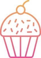 Cupcake Vecto Icon vector