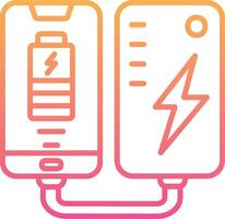 Portable Battery Vecto Icon vector