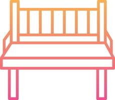 Bench Vecto Icon vector