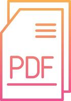 Pdf File Vecto Icon vector