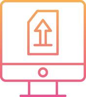 Upload File Vecto Icon vector
