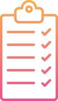 Checklist Vecto Icon vector