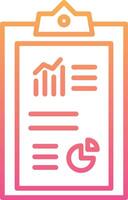 Work Report Vecto Icon vector
