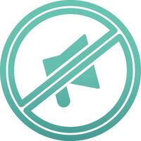 Muted Vecto Icon vector