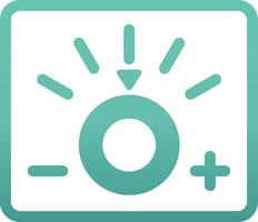 Dimmer Vecto Icon vector