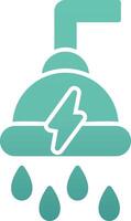 Power Shower Vecto Icon vector