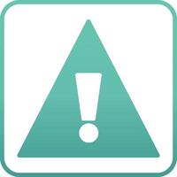 Caution Sign Vecto Icon vector