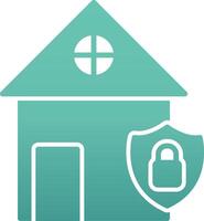 Home Security Vecto Icon vector