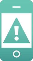 Mobile Alert Vecto Icon vector