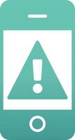 Mobile Alert Vecto Icon vector