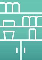Cupboard Vecto Icon vector