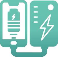 Portable Battery Vecto Icon vector