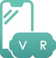 Virtual Reality Vecto Icon vector