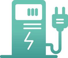 Electric Charge Vecto Icon vector