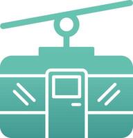 Cable Car Vecto Icon vector