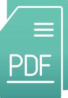 Pdf File Vecto Icon vector