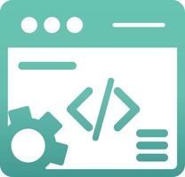 Web Development Vecto Icon vector