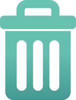 Trash Bin Vecto Icon vector
