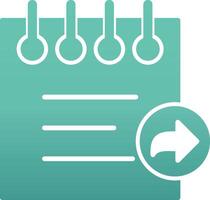 Notes Share Vecto Icon vector