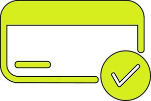 Credit Card Vecto Icon vector