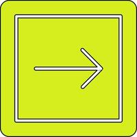Right Arrow Vecto Icon vector