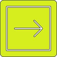 Right Arrow Vecto Icon vector