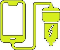 Car phone charging Vecto Icon vector