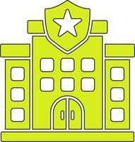 Police Station Vecto Icon vector