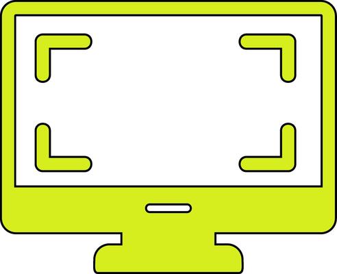 Monitor Vecto Icon