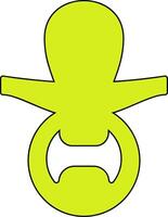 Pacifier Vecto Icon vector