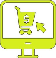 Online Shopping Vecto Icon vector