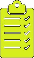 Checklist Vecto Icon vector